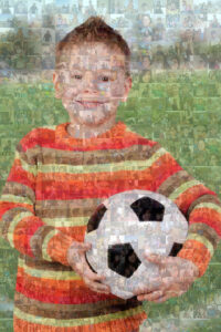 soccer portrait